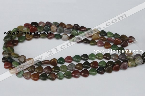 CHG24 15.5 inches 10*10mm heart Indian aventurine beads wholesale