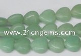 CHG26 15.5 inches 10*10mm heart green aventurine beads wholesale