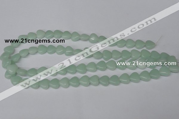 CHG30 15.5 inches 12*12mm heart amazonite gemstone beads wholesale