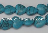 CHG31 15.5 inches 12*12mm heart turquoise beads wholesale