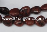 CHG36 15.5 inches 12*12mm heart mahogany obsidian beads wholesale