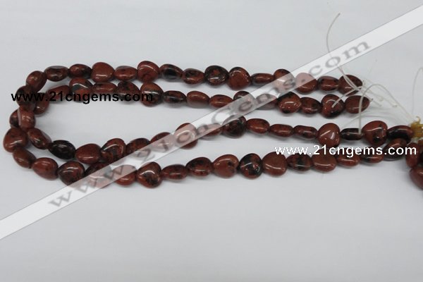 CHG36 15.5 inches 12*12mm heart mahogany obsidian beads wholesale