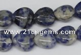 CHG43 15.5 inches 14*14mm heart sodalite gemstone beads wholesale