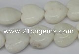 CHG62 15.5 inches 16*16mm heart shell beads wholesale