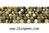 CHJ102 15 inches 8mm round honeybee jasper beads