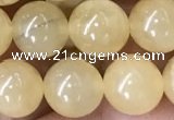 CHJ15 15.5 inches 12mm round honey jade beads wholesale