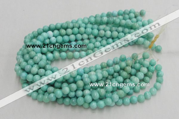 CHM01 16 inches 10mm round pale blue hemimorphite beads wholesale