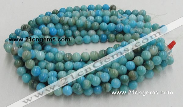 CHM02 16 inches 12mm round blue hemimorphite beads wholesale