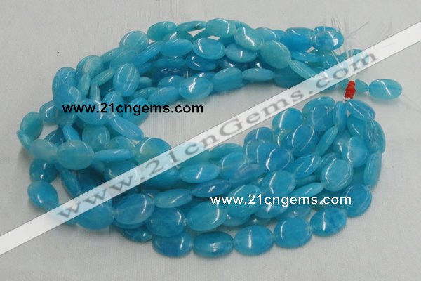 CHM04 16 inches 15*20mm oval blue hemimorphite beads wholesale