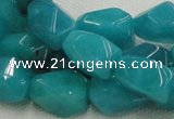 CHM05 16 inches 10*16mm freeform blue hemimorphite beads wholesale