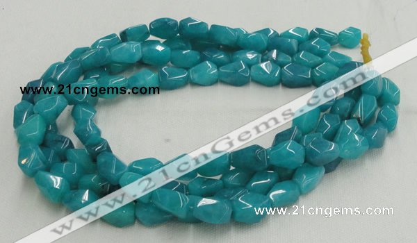 CHM05 16 inches 10*16mm freeform blue hemimorphite beads wholesale