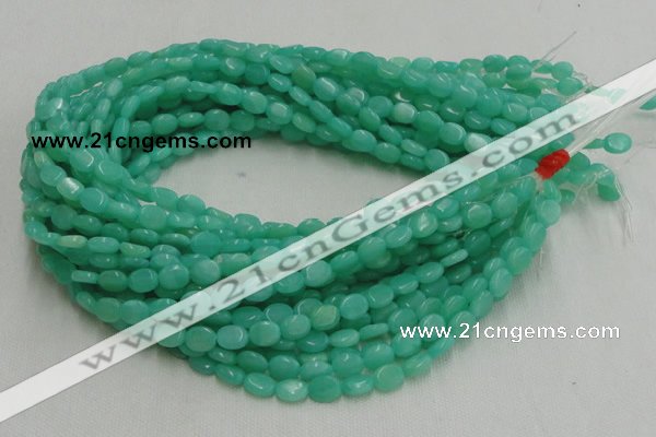 CHM07 16 inches 8*10mm oval green hemimorphite beads wholesale