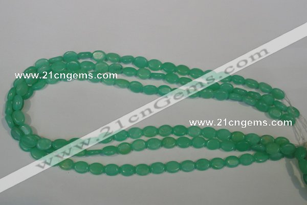 CHM12 15.5 inches 8*10mm oval green hemimorphite beads wholesale