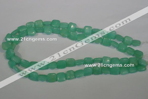 CHM16 15.5 inches 12*12mm square green hemimorphite beads wholesale