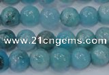 CHM202 15.5 inches 8mm round blue hemimorphite beads wholesale