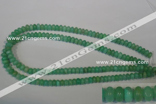 CHM22 15.5 inches 5*8mm rondelle green hemimorphite beads