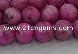 CHM224 15.5 inches 12mm round dyed hemimorphite beads wholesale