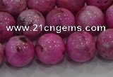 CHM225 15.5 inches 14mm round dyed hemimorphite beads wholesale