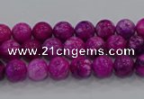 CHM228 15.5 inches 4mm round dyed hemimorphite beads wholesale