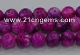 CHM229 15.5 inches 6mm round dyed hemimorphite beads wholesale