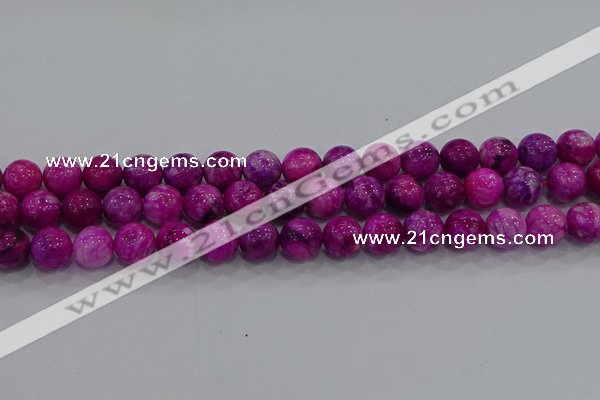 CHM232 15.5 inches 12mm round dyed hemimorphite beads wholesale