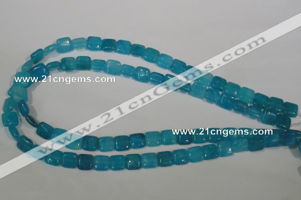 CHM25 15.5 inches 10*10mm square blue hemimorphite beads wholesale