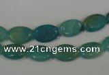 CHM27 15.5 inches 8*12mm oval blue hemimorphite beads wholesale