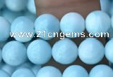 CHM301 15.5 inches 6mm round blue hemimorphite gemstone beads