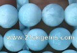 CHM302 15.5 inches 8mm round blue hemimorphite gemstone beads