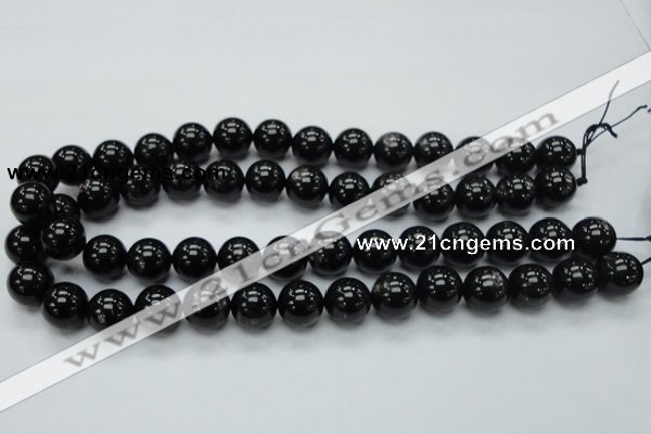 CHS02 15.5 inches 14mm round natural hypersthene gemstone beads