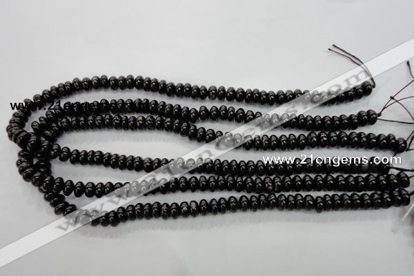 CHS54 15.5 inches 4*8mm rondelle natural hypersthene beads