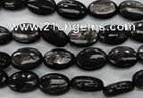 CHS70 15.5 inches 8*12mm oval natural hypersthene beads