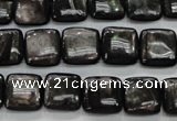 CHS81 15.5 inches 12*12mm square natural hypersthene beads