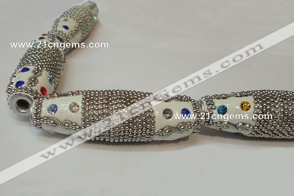 CIB02 17*60mm rice fashion Indonesia jewelry beads wholesale