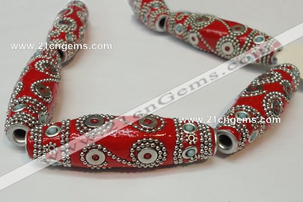 CIB05 17*60mm rice fashion Indonesia jewelry beads wholesale
