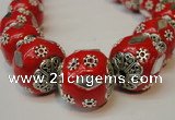 CIB101 17mm round fashion Indonesia jewelry beads wholesale