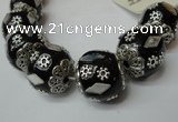 CIB102 17mm round fashion Indonesia jewelry beads wholesale