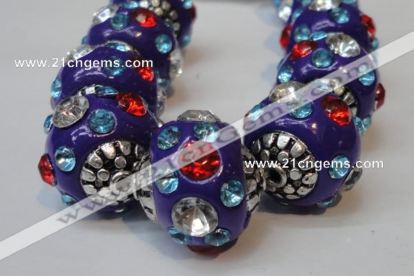 CIB105 17mm round fashion Indonesia jewelry beads wholesale