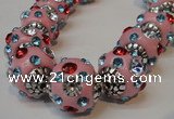 CIB106 17mm round fashion Indonesia jewelry beads wholesale