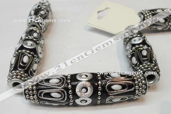 CIB12 17*60mm rice fashion Indonesia jewelry beads wholesale