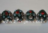 CIB121 19mm round fashion Indonesia jewelry beads wholesale