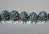 CIB123 19mm round fashion Indonesia jewelry beads wholesale