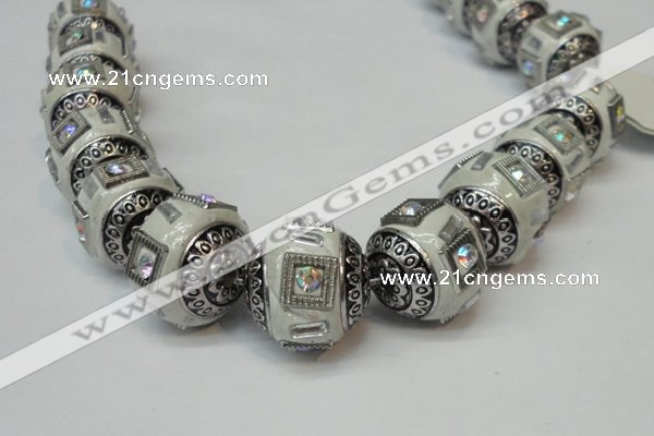 CIB130 18mm round fashion Indonesia jewelry beads wholesale