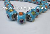 CIB141 18mm round fashion Indonesia jewelry beads wholesale