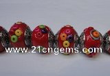 CIB150 21mm round fashion Indonesia jewelry beads wholesale