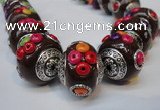 CIB153 21mm round fashion Indonesia jewelry beads wholesale