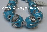 CIB160 19*22mm oval fashion Indonesia jewelry beads wholesale