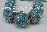 CIB182 18mm round fashion Indonesia jewelry beads wholesale