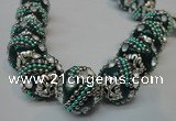 CIB183 18mm round fashion Indonesia jewelry beads wholesale