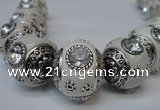 CIB190 19mm round fashion Indonesia jewelry beads wholesale